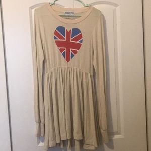 Wildfox Britain heart dress